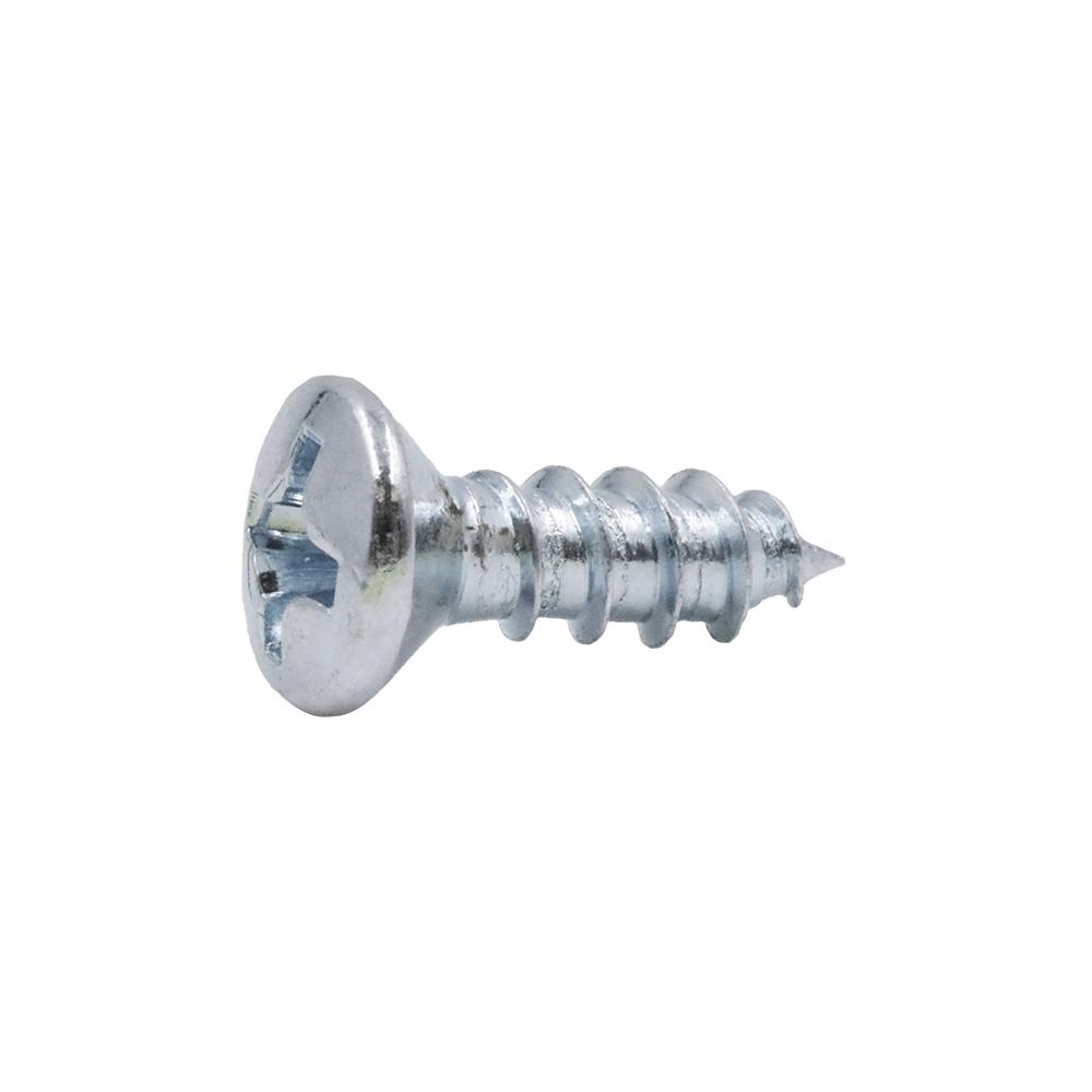 Everbilt 7 x 1/2 in. Oval Head Phillips Zinc Wood Screw (8Piece/Bag)808181 The Home Depot
