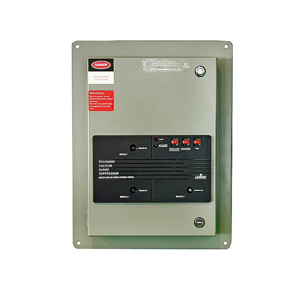 Leviton 120/240Volt Residential Whole House Surge ProtectorR0251110SRG The Home Depot