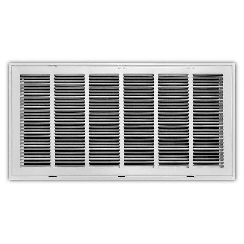 Everbilt 30 In X 14 In White Return Air Filter Grille E190rf 30x14 The Home Depot