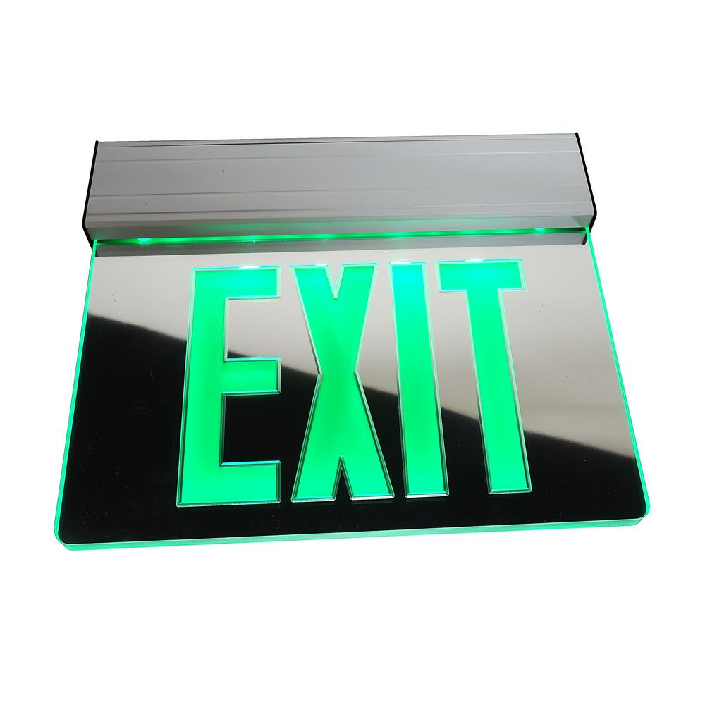 NICOR LED EXL2 Series 3.6-Volt Mirrored Integrated LED Emergency Exit ...