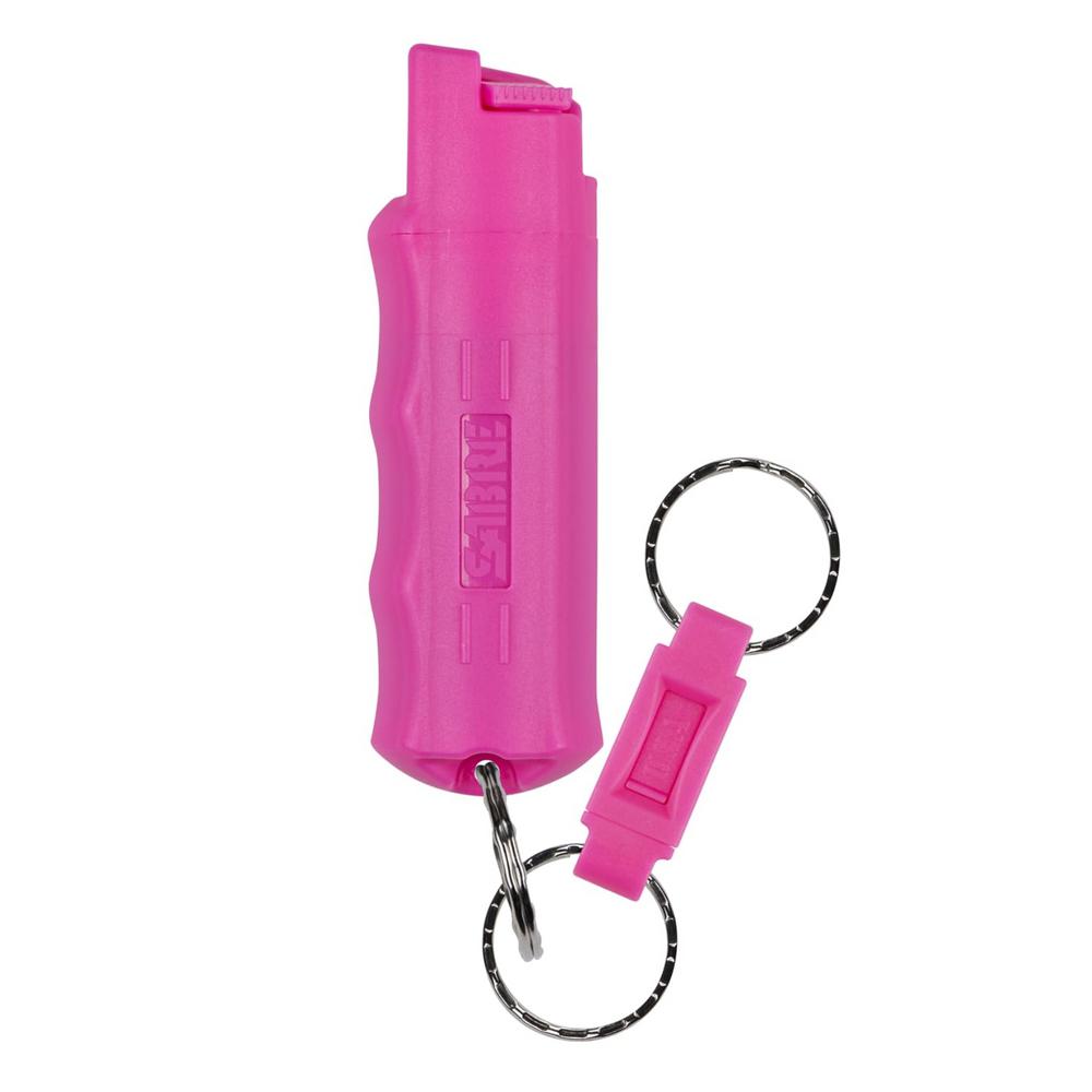 SABRE Pink Key Case Pepper Spray with Quick ReleaseHCNBCF02 The