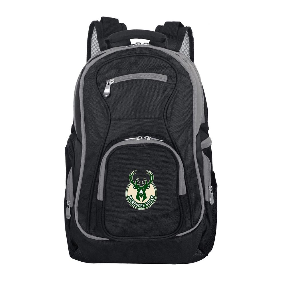 Denco NBA Milwaukee Bucks 19 in. Black Trim Color Laptop BackpackNBBKL708 The Home Depot