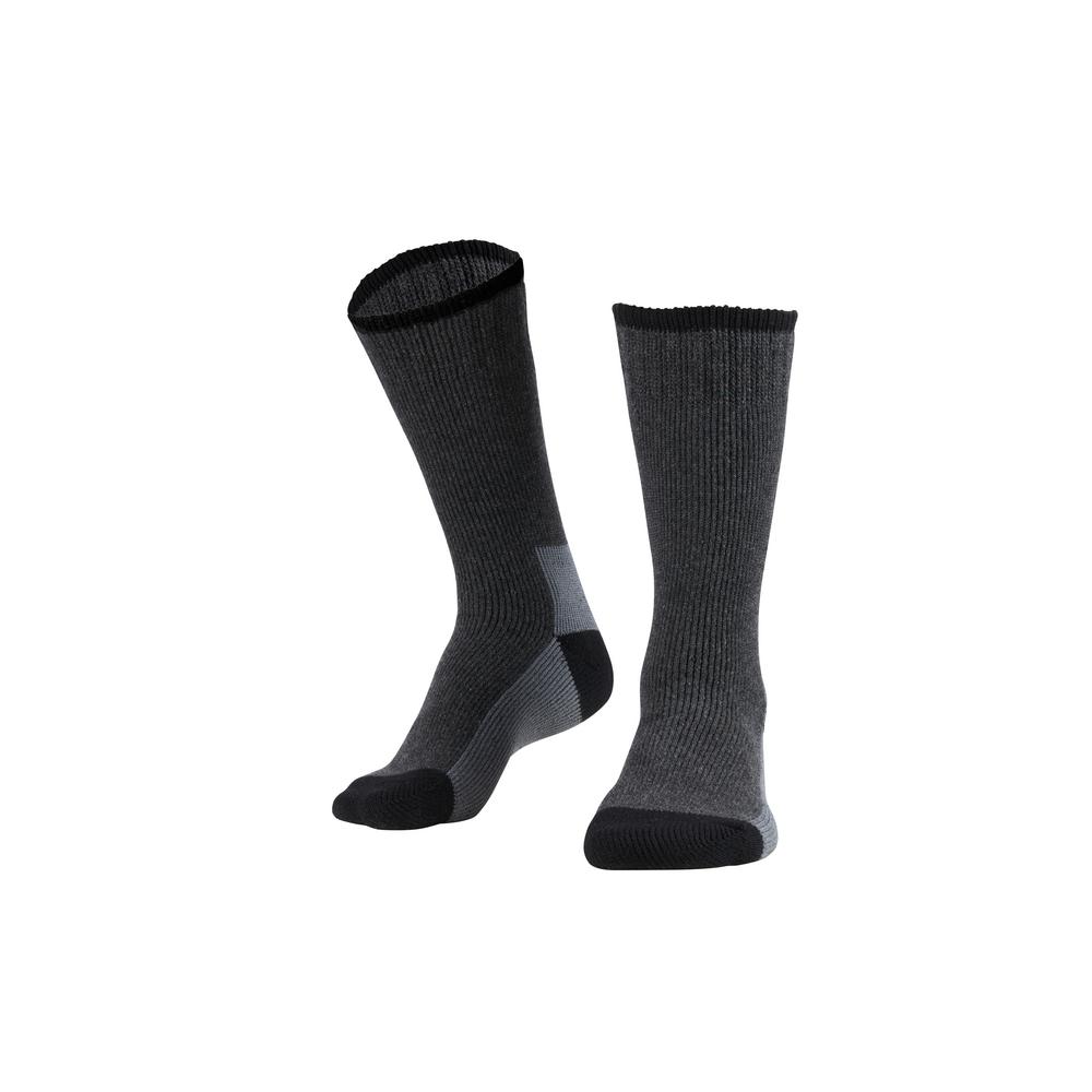 Firm Grip Men's 9-13 Gray Wool Blend Work Socks (2-Pack)-63413-08 - The ...