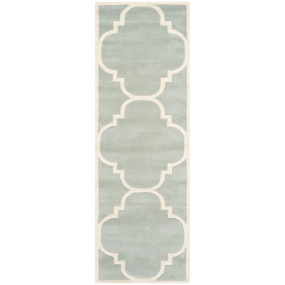 Safavieh Chatham Gray Ivory 2 Ft X 15 Runner Rug Cht730e 215 Safavieh Chatham Gray Ivory 2 Ft X 15 Runner Rug