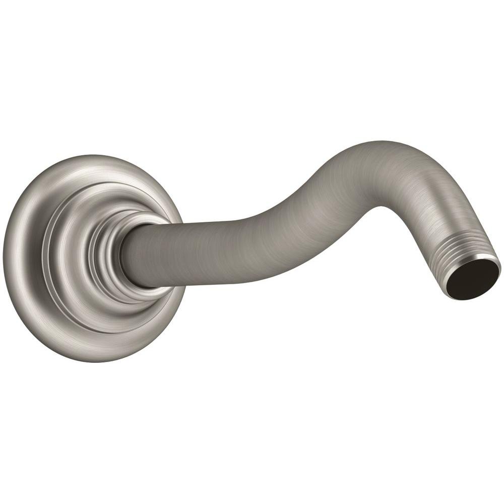 Glacier Bay 11 in. Raincan Shower Arm and Flange in Brushed Nickel3075