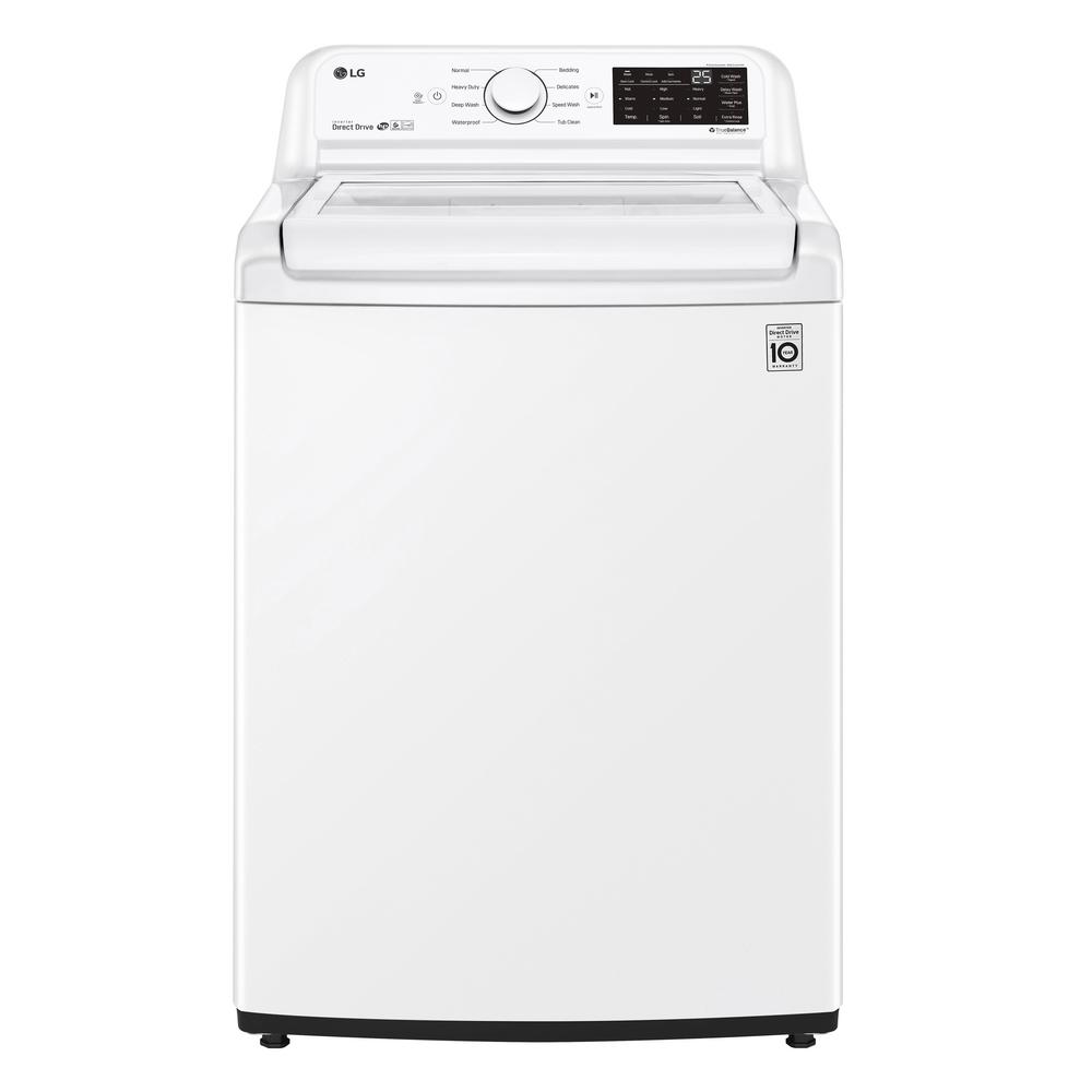 LG Electronics 4.5 cu. ft. Mega Capacity Top Load Washer in White