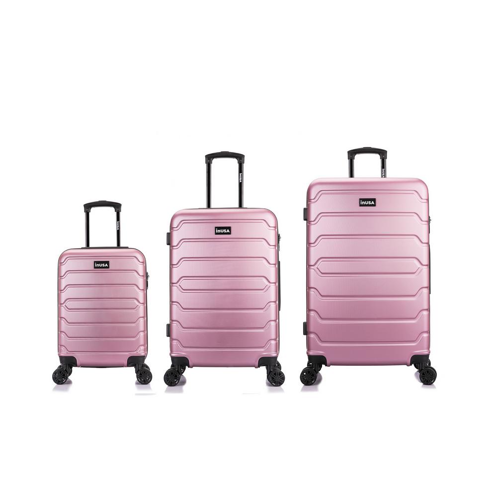 rose gold hardside luggage set