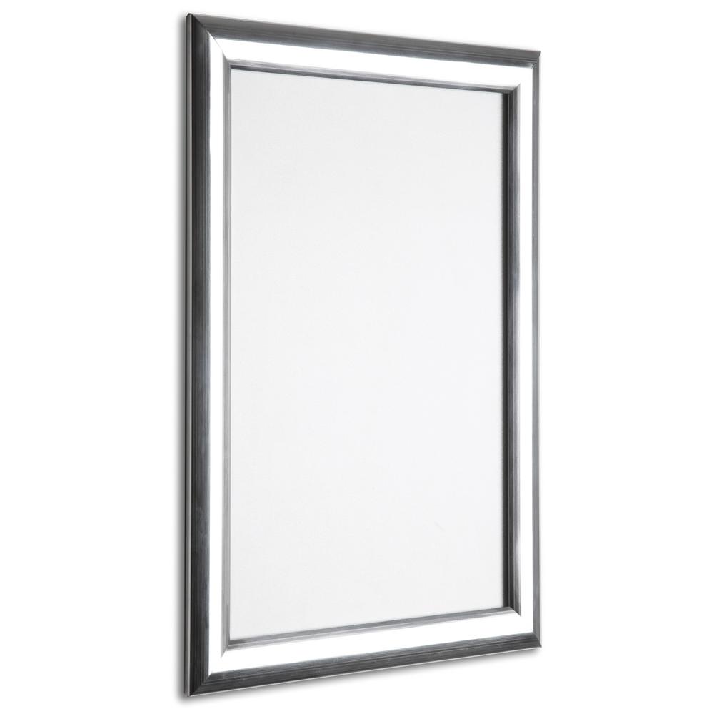 SECO 8.5 in. x 11 in. Chrome Snap FrameSN8511CHRO The Home Depot