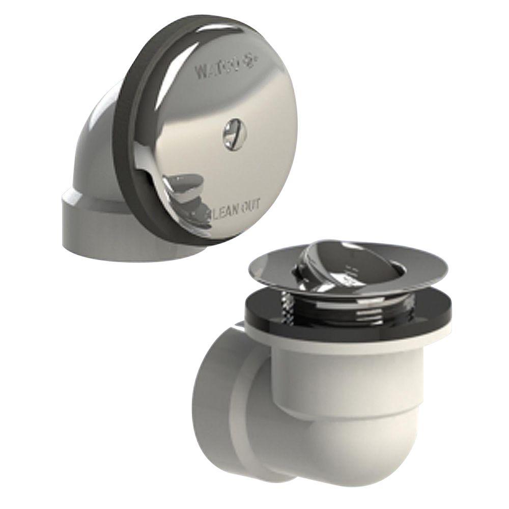 Watco 601 Series Sch. 40 PVC Bath Waste Half Kit with PresFlo Bathtub