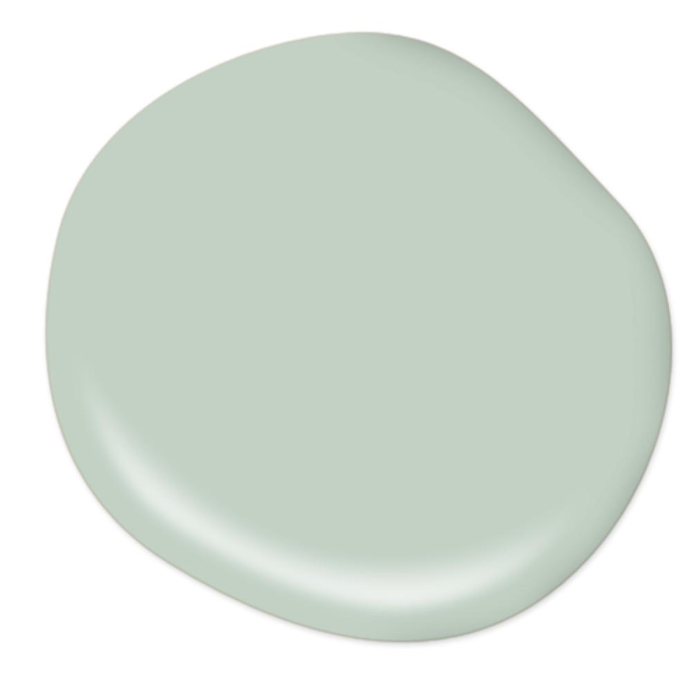 Behr Frosted Jade paint color - Come be inspired by interior design photos with French Green Paint Colors and Serene French Blue-Greens. #greenpaintcolors #mintgreen #interiordesign #paint