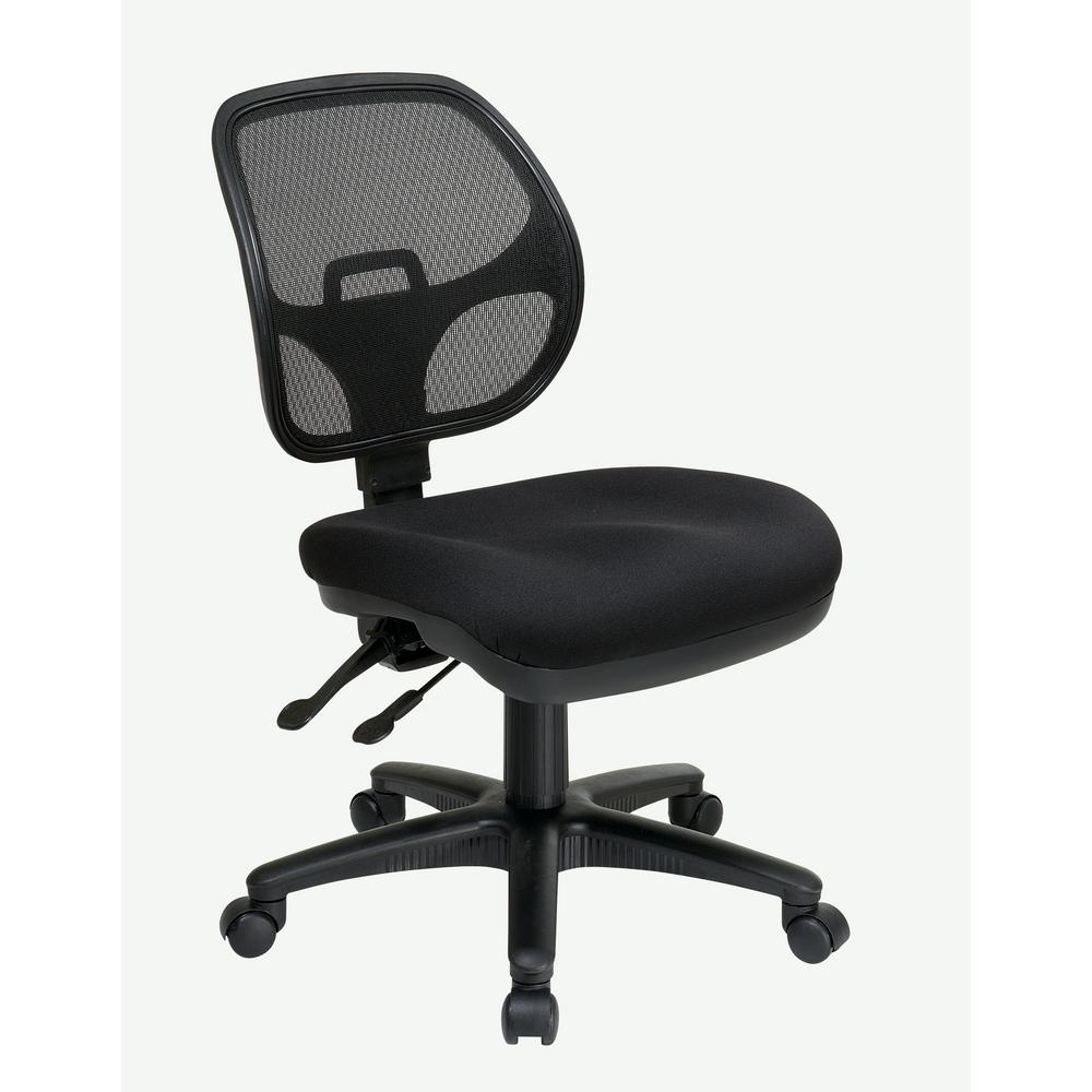 Office Star S Coal Fabric Chair 2902 30 The Home Depot