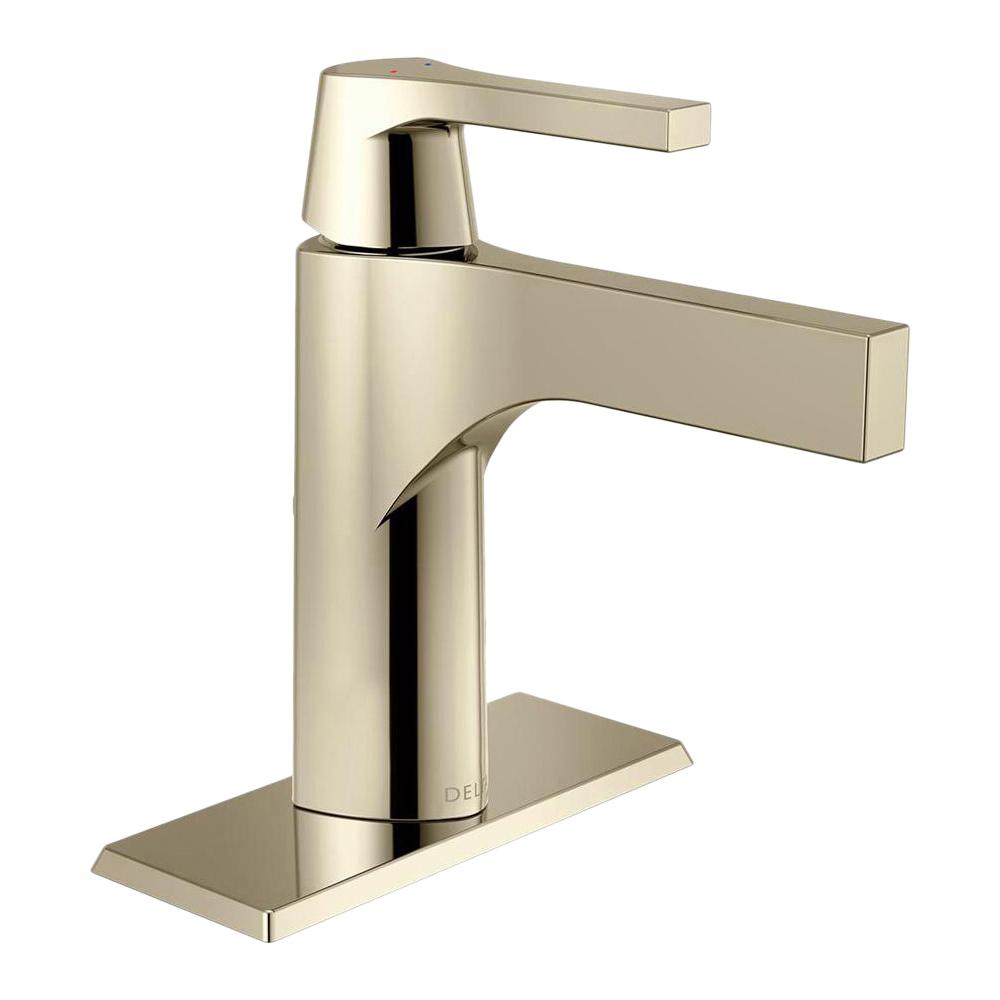 delta-zura-single-hole-single-handle-bathroom-faucet-in-polished-nickel