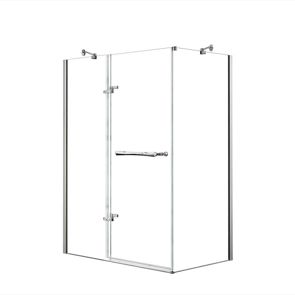 MAAX Reveal 60 in. x 71.5 in. Frameless Corner Pivot Shower Enclosure