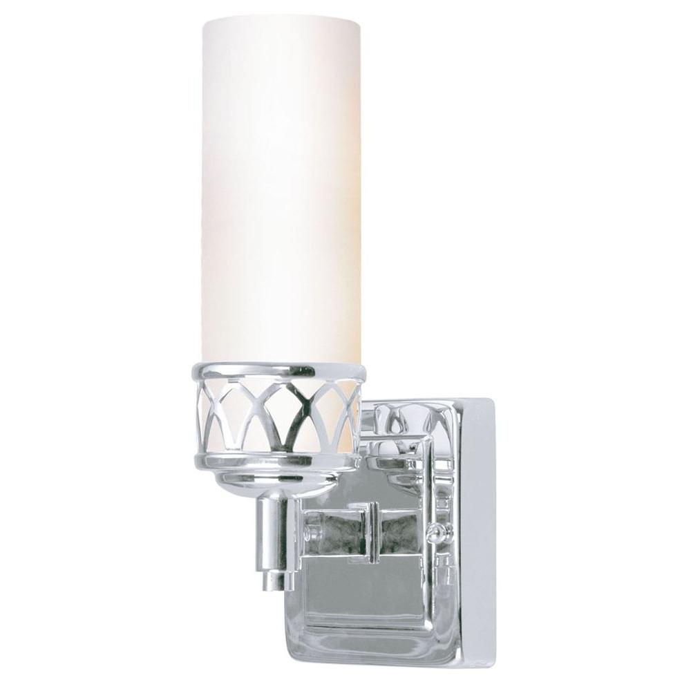 Livex Lighting Providence 3Light Chrome Candelabra Wall Bath Vanity