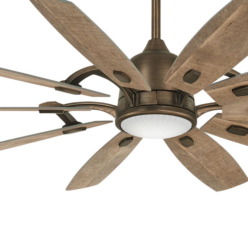 Minka Aire Barn 65 In Integrated Led Indoor Heirloom Bronze Smart