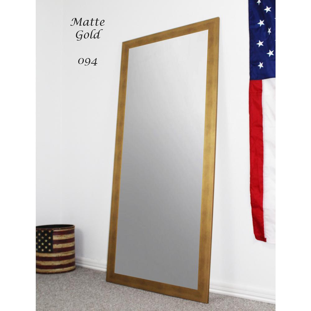 65.5 in. x 30.5 in. Matte Gold Full Body/Floor Length Vanity MirrorVV09425/60 The Home Depot