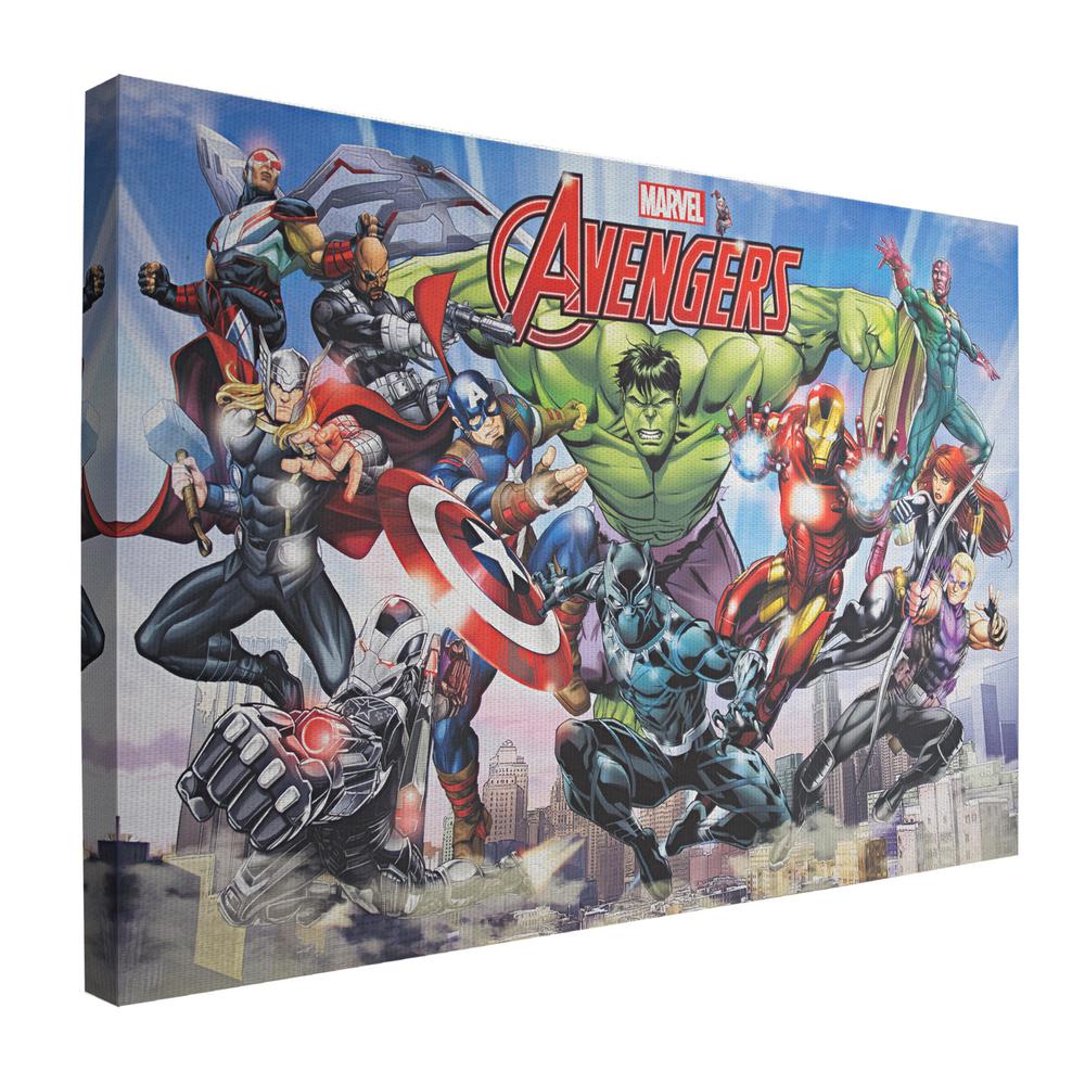 American Art Decor Licensed Marvel Comics Original Avengers