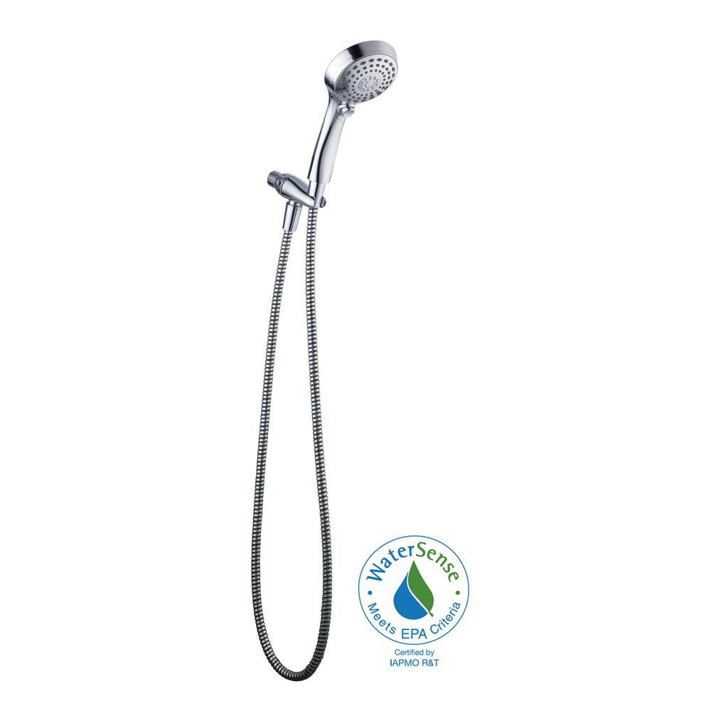 EAN 6925699925363 product image for Pegasus Shower Hardware 3-Spray Push Button Handshower in Chrome grey 58003-6001 | upcitemdb.com