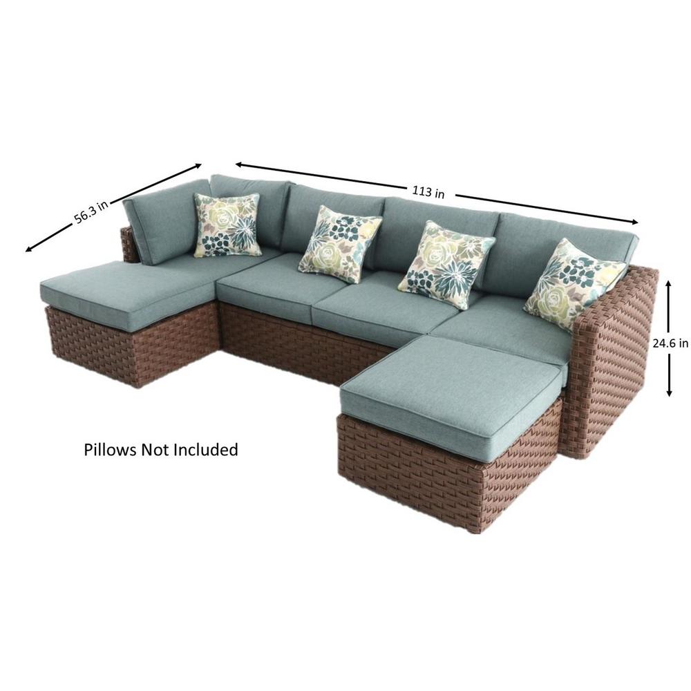 Hampton Bay Hawthorn Estates 3 Piece Wicker Outdoor Patio Hampton Bay Hawthorn Estates 3 Piece