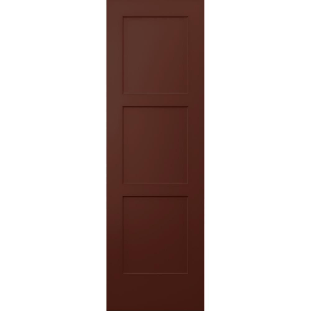 Jeld Wen 30 In X 96 In Birkdale Black Cherry Stain Smooth Hollow