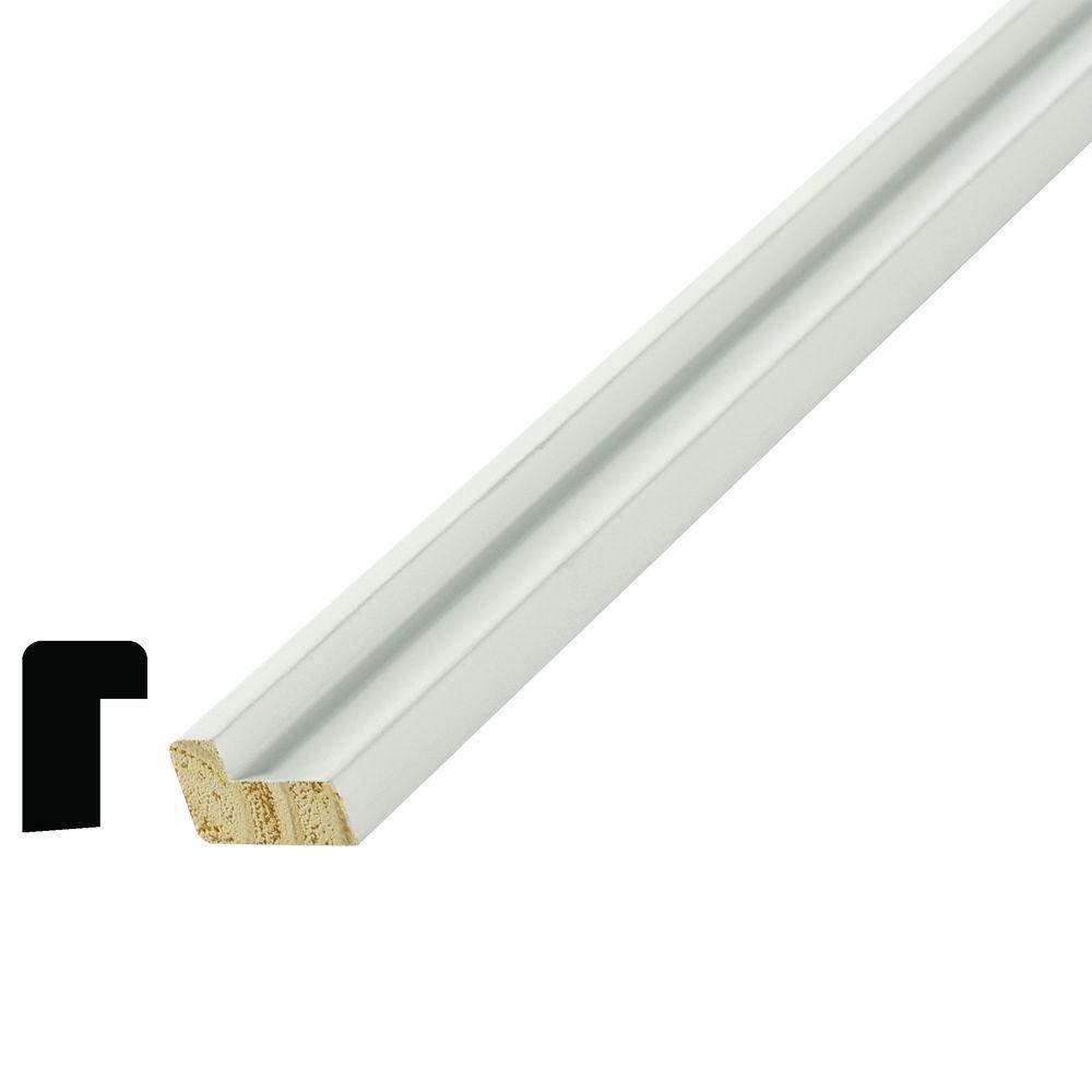 Alexandria Moulding WP280 11/16 in. x 11/16 in. Primed Pine Finger