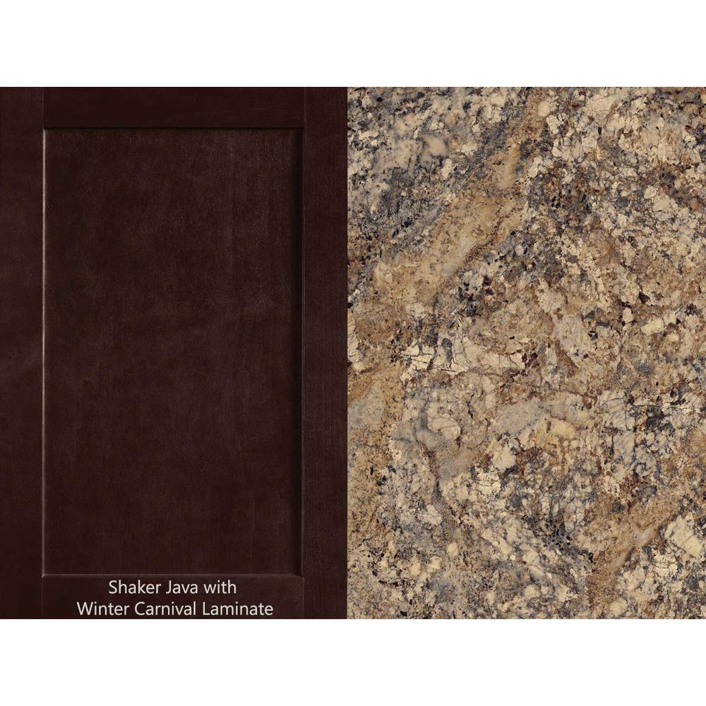 Hampton Bay 8 Ft Laminate Countertop Kit With Left Miter In