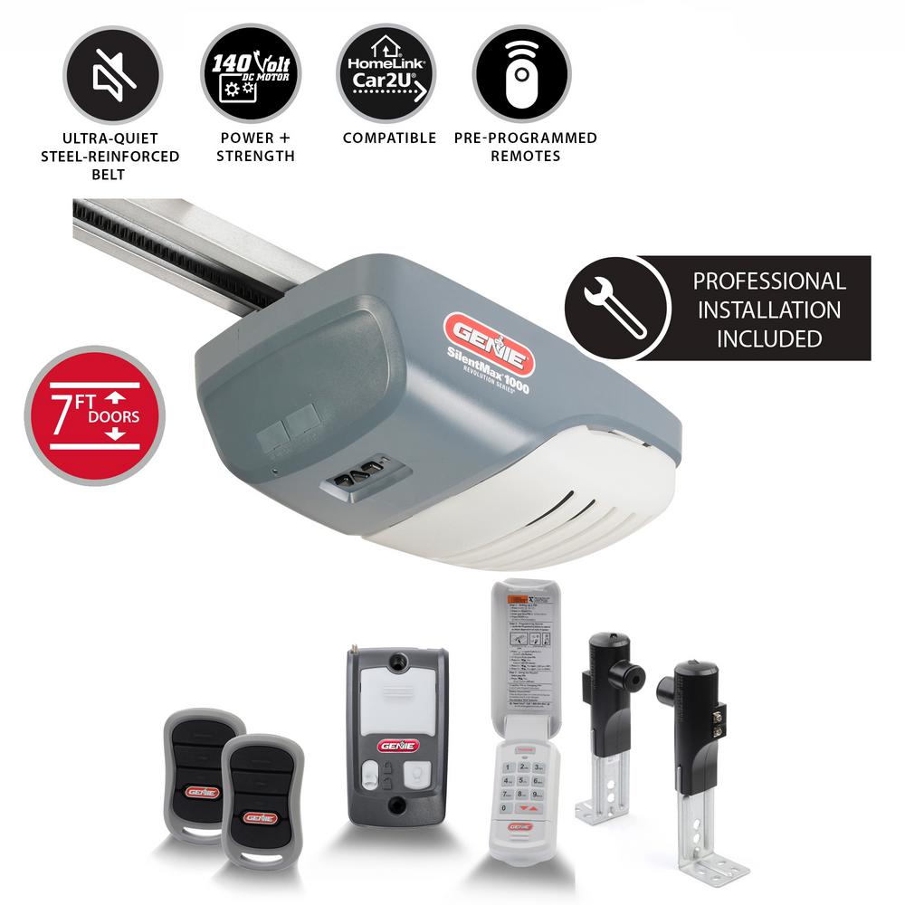 Genie Silentmax 1000 3 4 Hp Ultra Quiet Belt Drive Garage Door Genie Silentmax 1000 3 4 Hp Ultra Quiet Belt Drive Garage Door Opener With