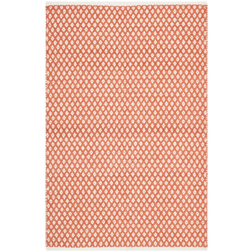 Safavieh Boston Orange 4 Ft X 6 Area Rug Bos685c The Home Safavieh Boston Orange 4 Ft X 6 Area Rug
