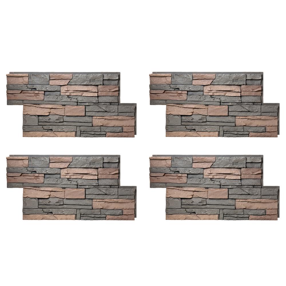 Stone Veneer Siding The Home Depot Stacked Stone