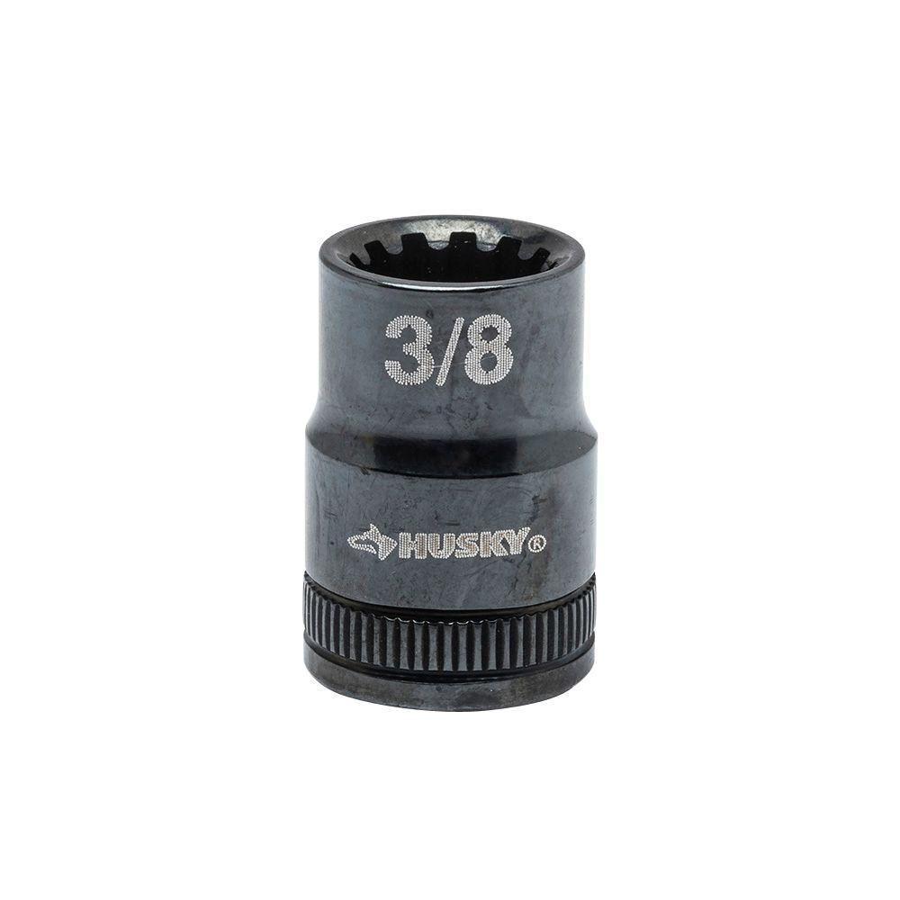 Husky 3/8 in. Drive 3/8 in. Knurl Grip Universal SocketH1003D38 The