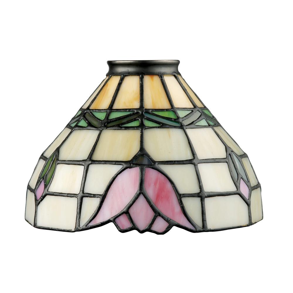 Titan Lighting Mix N Match 1 Light Tulip Tiffany Glass Shade