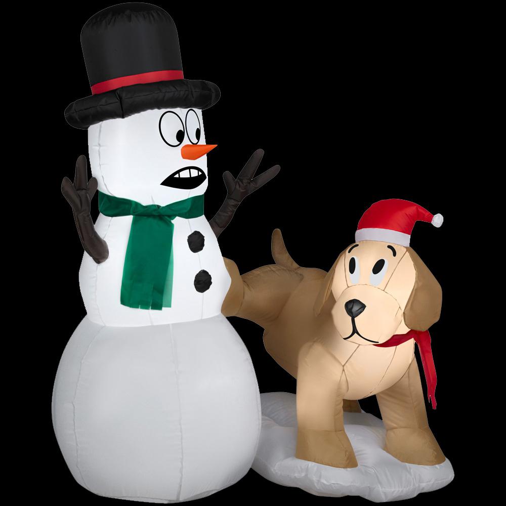 Snowman Christmas Inflatables Outdoor Christmas Decorations The