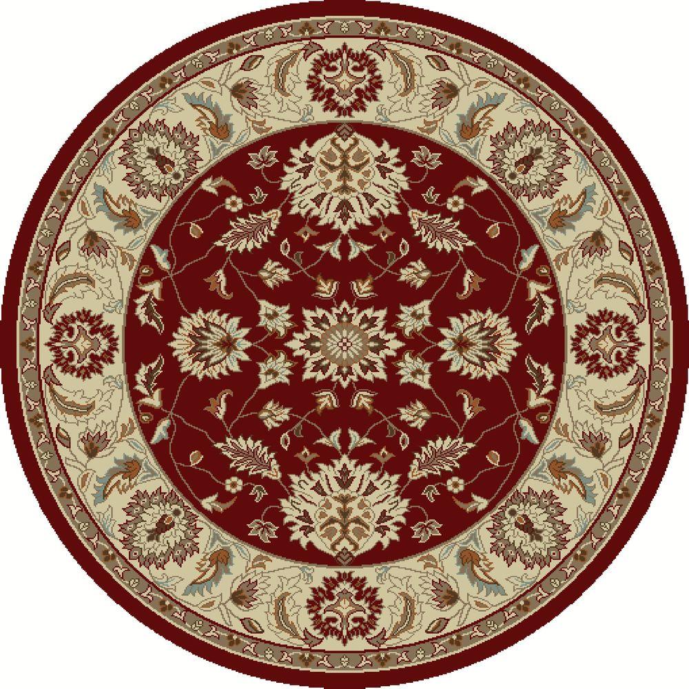Home Decorators Collection Masterpiece Red 8 ft. Round Area Rug