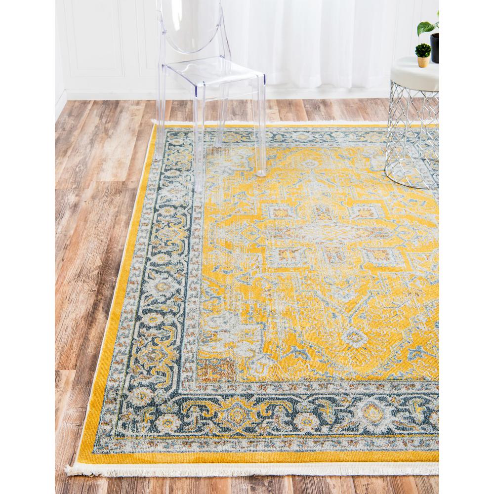 Unique Loom Baracoa Prado Yellow 8 4 X 10 0 Area Rug 3139591 Unique Loom Baracoa Prado Yellow 8 4 X