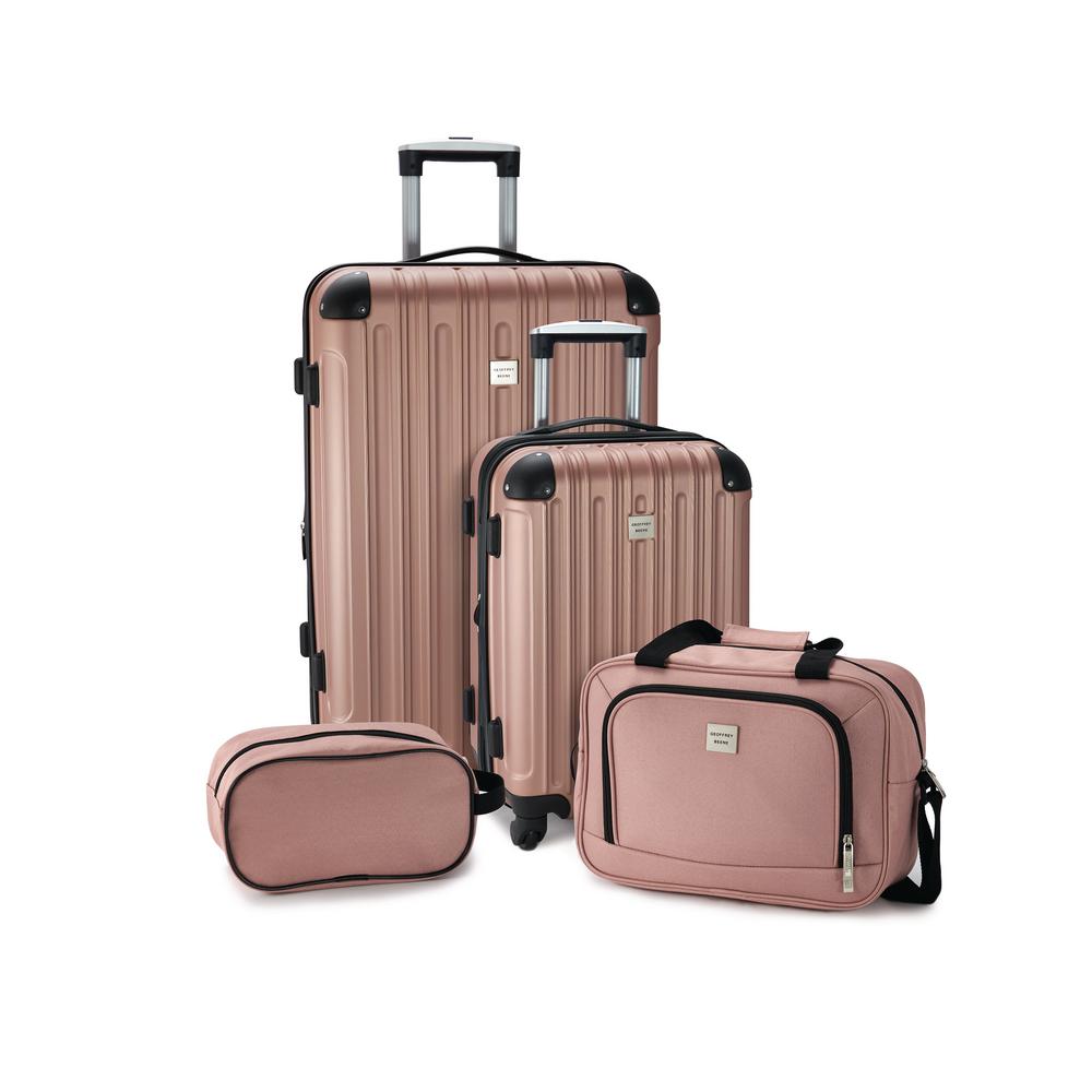 blush luggage set