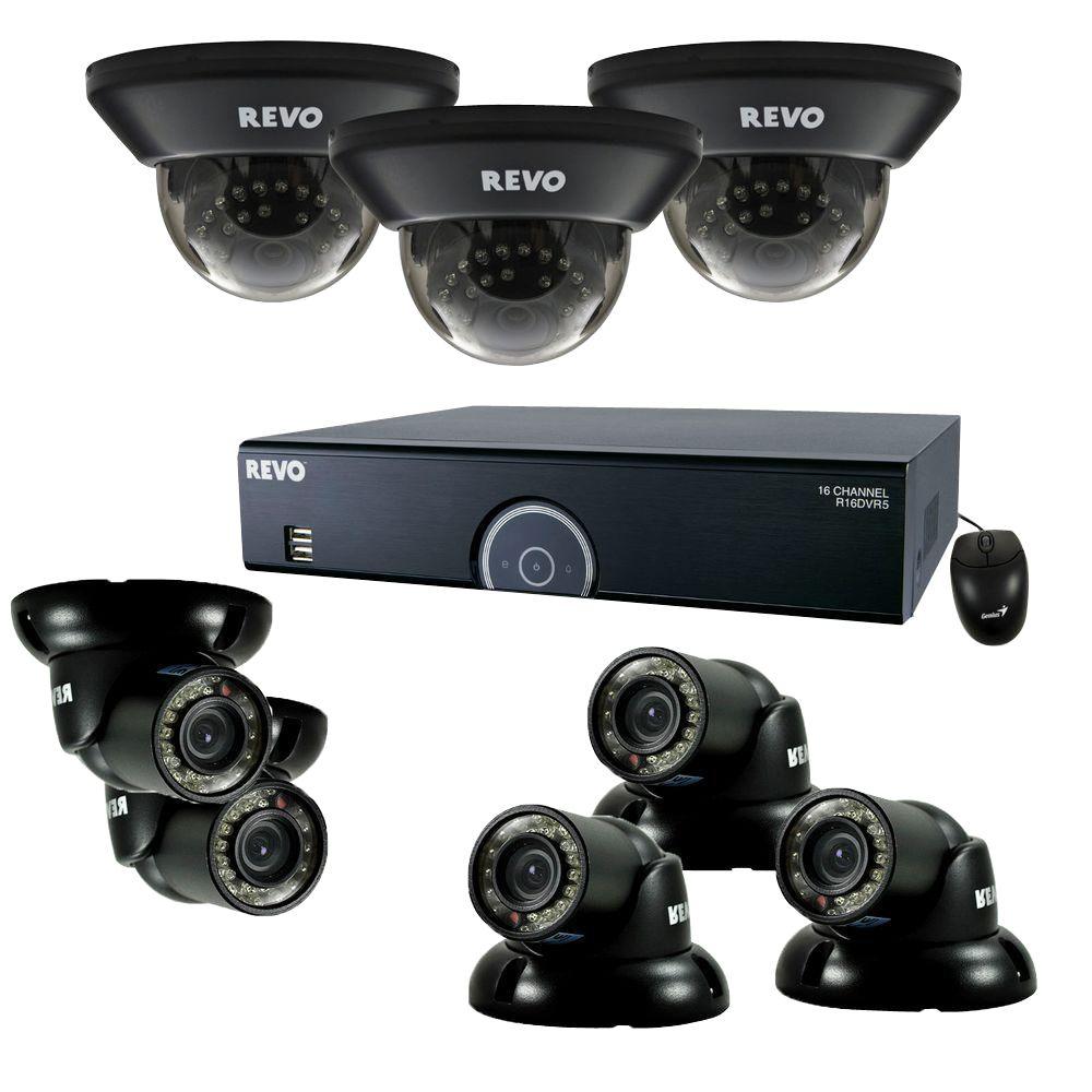 Revo 16-Channel 2TB 960H DVR Surveillance System with (8 ...