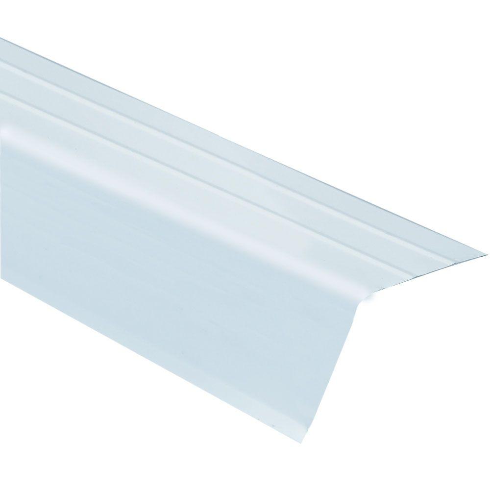 Gibraltar Building Products 10 ft. Birch White Aluminum Gutter ApronGA