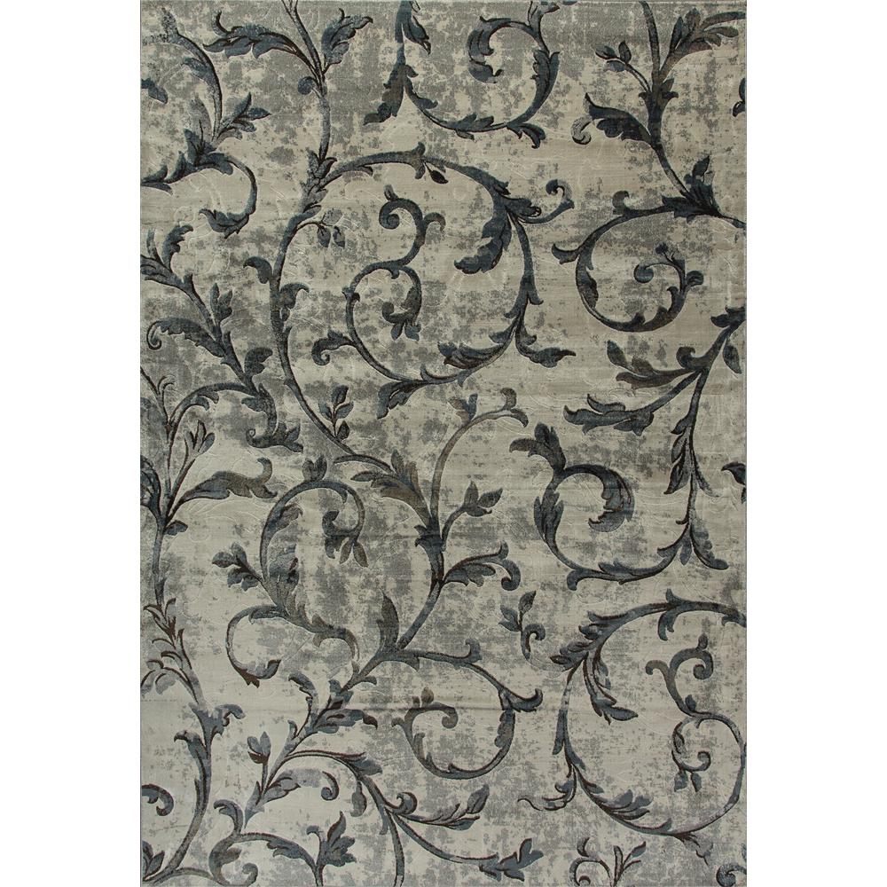 Dynamic Rugs Royal Treasure Soft Blue Mocha 7 Ft 10 In X Royal Treasure Soft Blue Mocha 6 Ft 7 In X 9