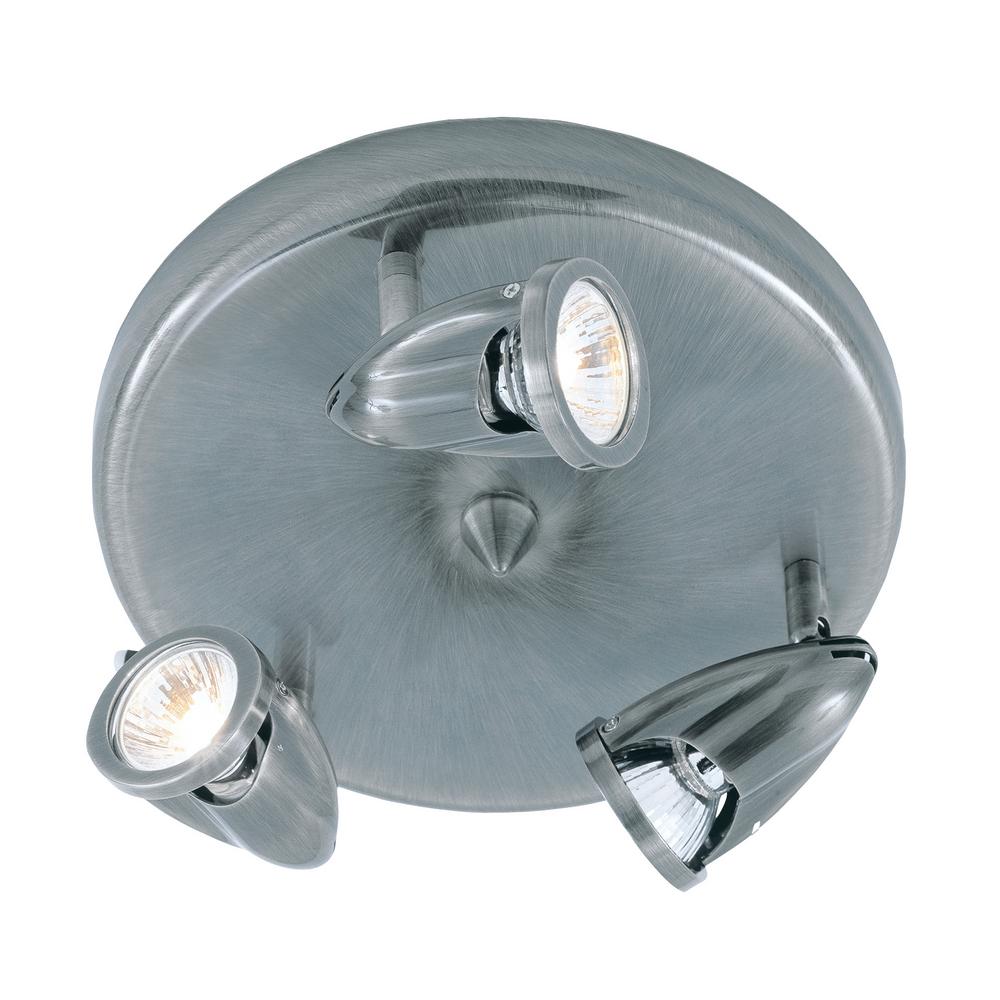 UPC 736916218672 product image for Bel Air Lighting Stingray 10 in. 3-Light Brushed Nickel Track Lighting Kit | upcitemdb.com