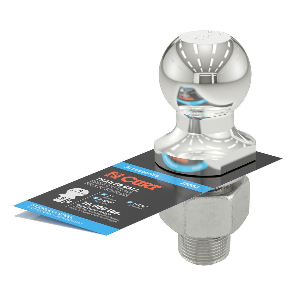 CURT 40009 Chroe Trailer Hitch Ball, 20,000 Lbs, 2-5/16-Inch Diaeter