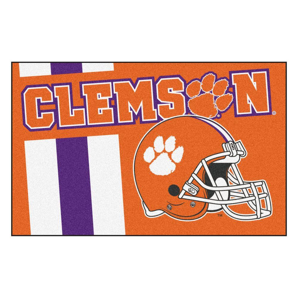 Fanmats Ncaa Clemson University Orange 2 Ft X 3 Ft Area Rug