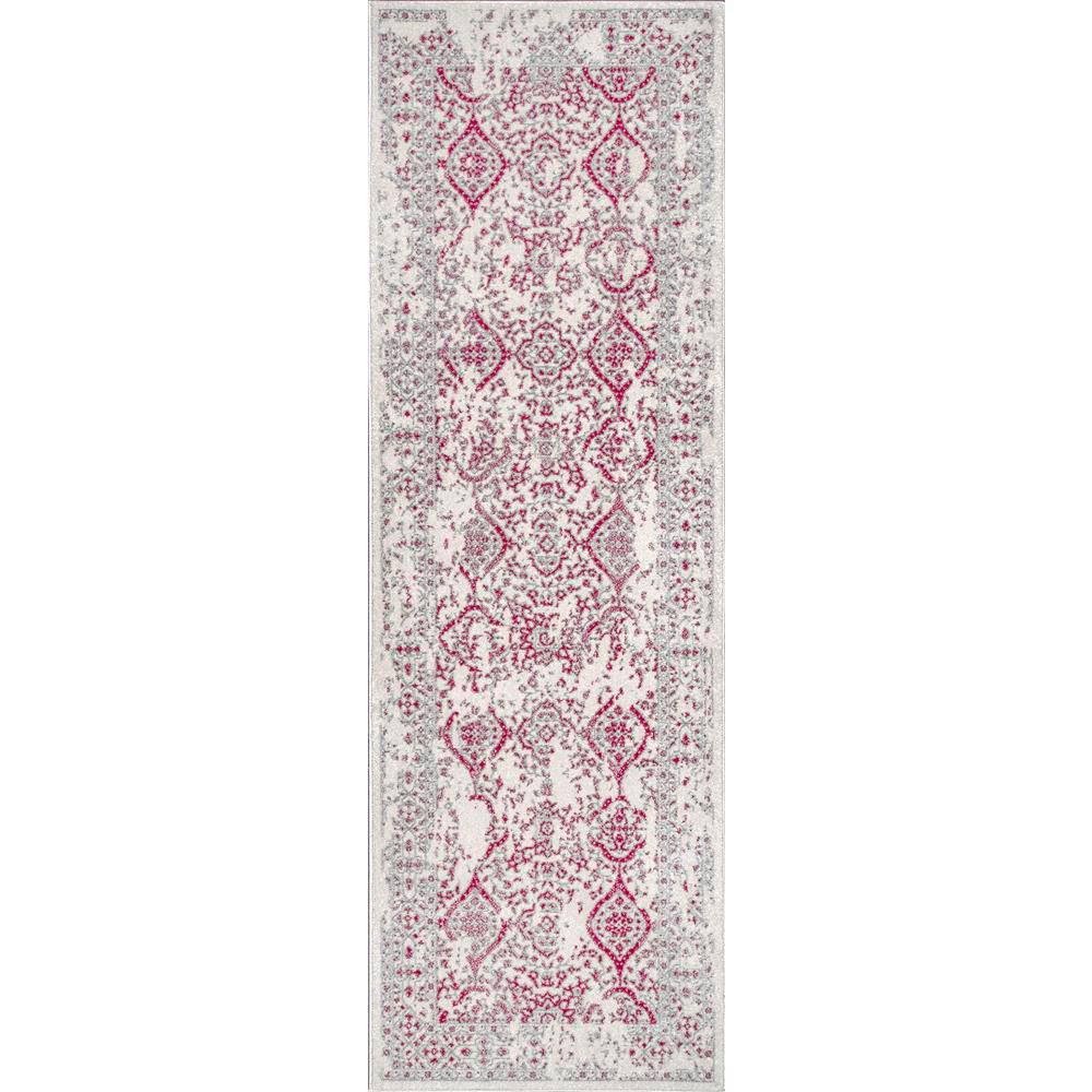 nuLOOM Odell Oriental Persian Pink 3 ft. x 8 ft. Runner-RZBD21D-2808 ...