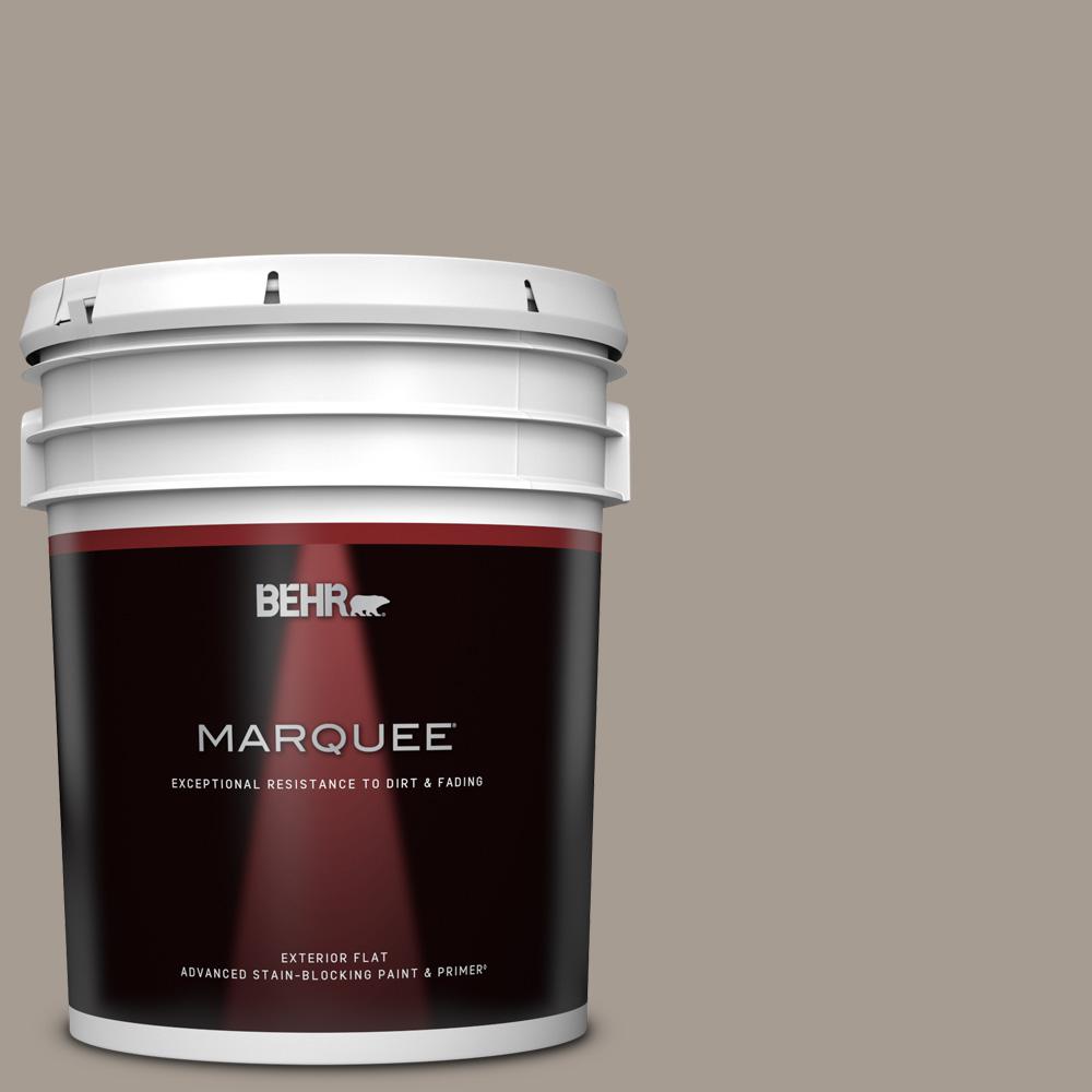BEHR MARQUEE 5 gal. N2004 Rustic Taupe Flat Exterior