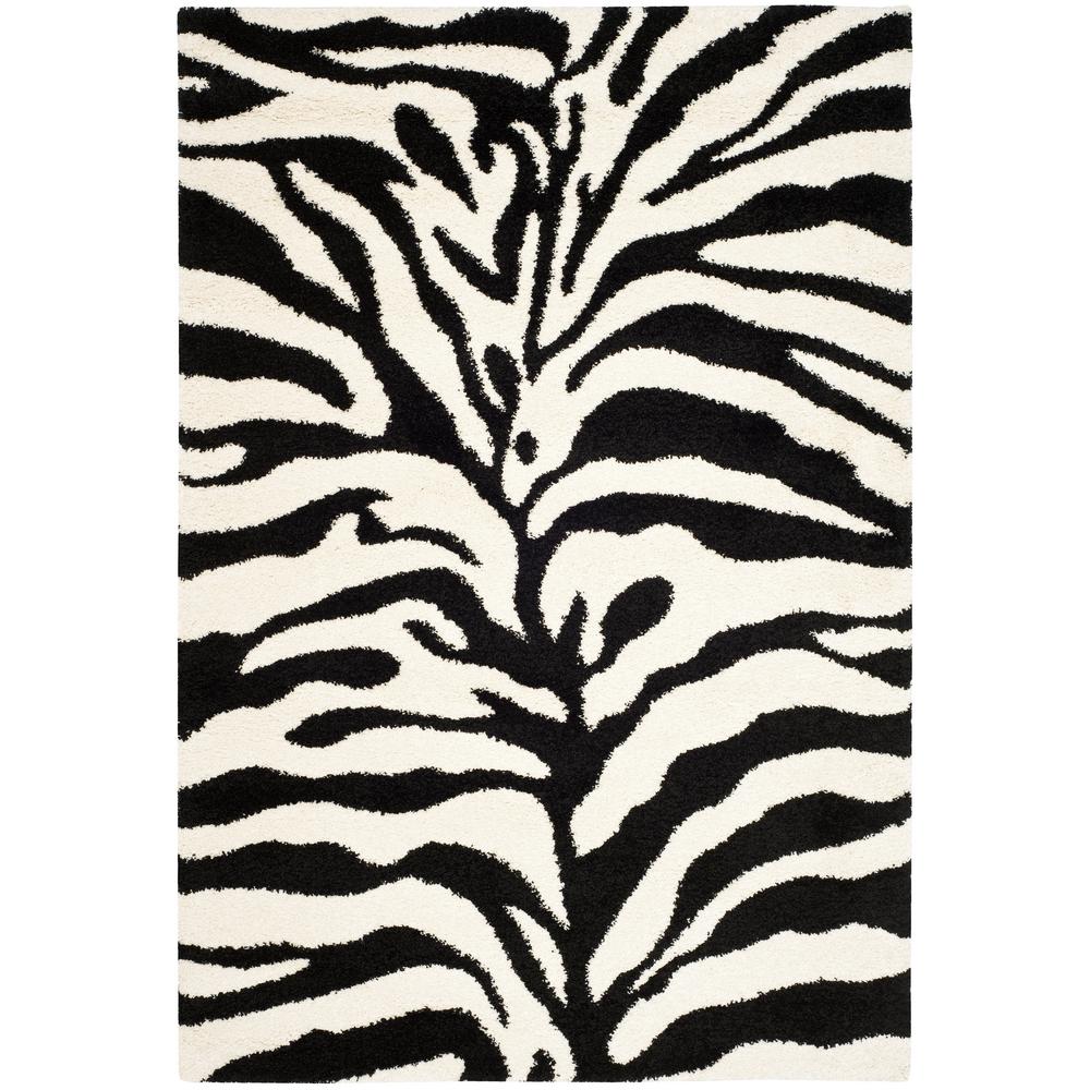 Safavieh Florida Ivory Black 4 Ft X 6 Area Rug Sg452 1290 Safavieh Florida Ivory Black 4 Ft X 6 Area Rug