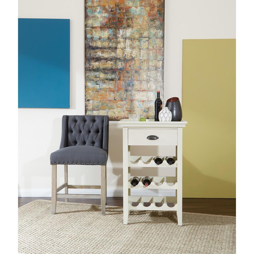 Ave Six Charcoal Kate 24 In Counter Stool Sb521 K26 The Home Depot