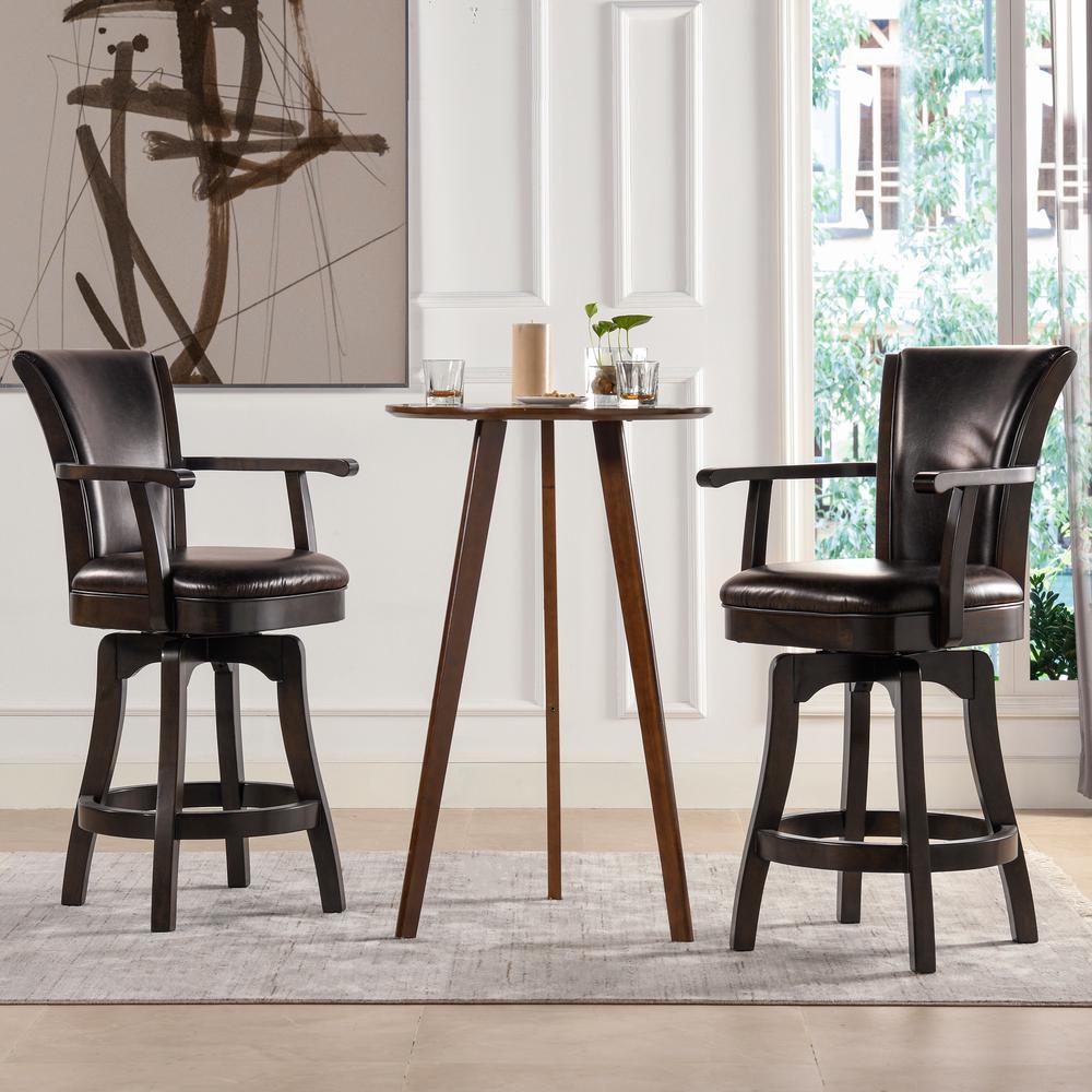 Jennifer Taylor Home Williams 26” Swivel Counter Height Bar Stool