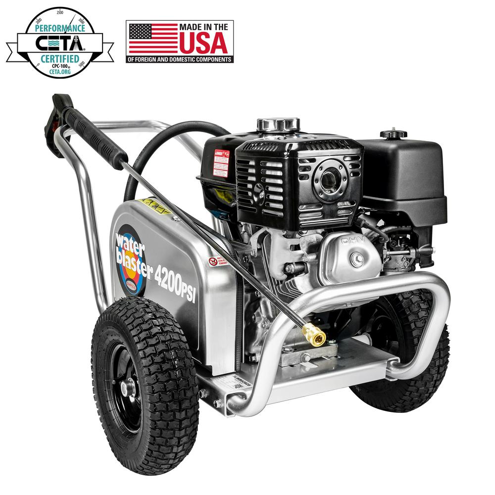 Generac 3,800 PSI 3.2 GPM Belt Drive Pro Power Gas Pressure Washer-6712