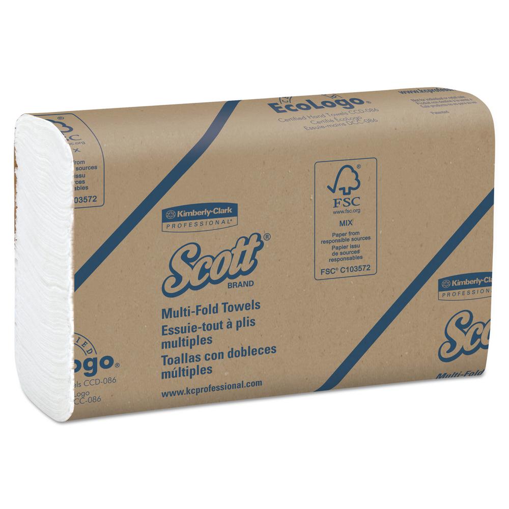 Scott Multi-Fold Paper Towels 8 in. x 9-2/5 in. in White ...
