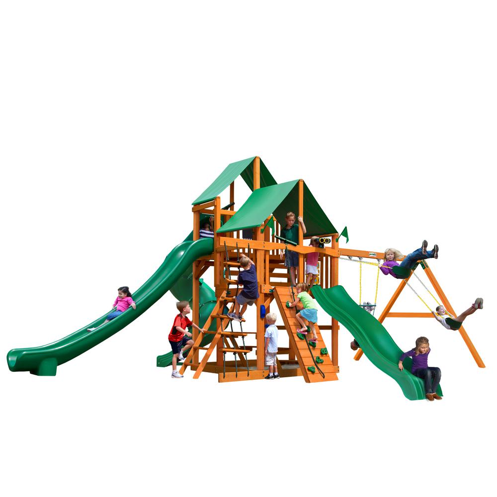 3 slide playset