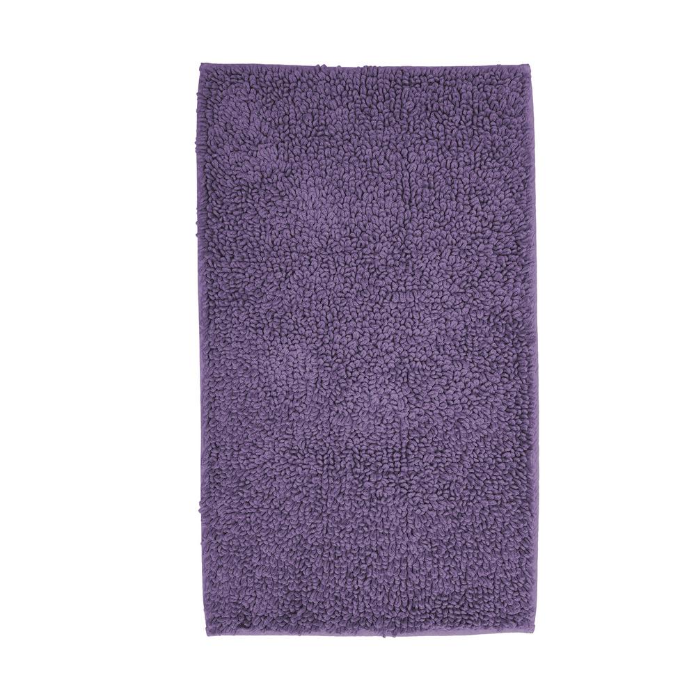 The Company Store Company Cotton Chunky Loop Purple 24 in. x 24 in
